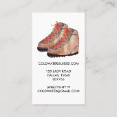 Outdoorsy Camp Wandern Visitenkarte (Rückseite)