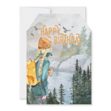 Outdoorsy Girls Adventure Birthday Card