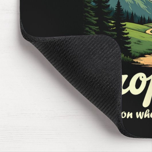 Outdoorsy Orophile Bedeutung Berg Lover Geschenke Mousepad (Ecke)