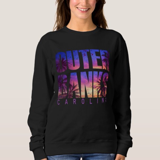 Outer Banks Carolina Sommerferien passende Fami Sweatshirt (Vorderseite)
