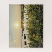 Outer Banks Duck North Carolina Sonnenuntergangs-P Puzzle (Vertikal)
