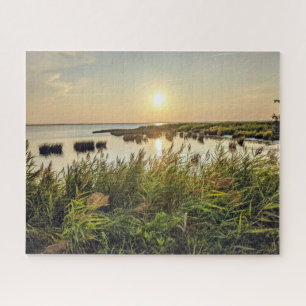 Outer Banks Duck North Carolina Sonnenuntergangs-P Puzzle