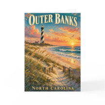 Outer Banks North Carolina Leuchtturm Sonnenunterg