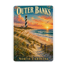 Outer Banks North Carolina Leuchtturm Sonnenunterg