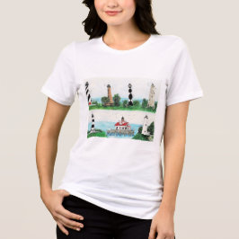 OUTER BANKS NORTH CAROLINA LIGHTHOUSES Tri-Blend SHIRT