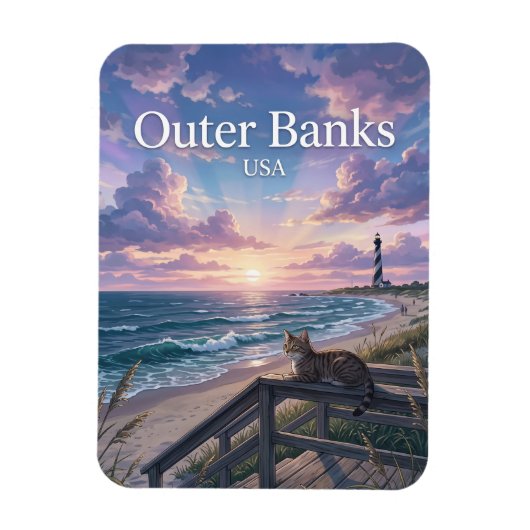 Outer Banks North Carolina Magnet (Vertikal)