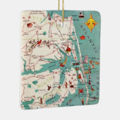 Outer Banks North Carolina Postcard Keramikornament (Rechts)