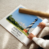 Outer Banks North Carolina Poster, Aquarell Poster