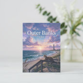 Outer Banks North Carolina Postkarte (Stehend Vorderseite)
