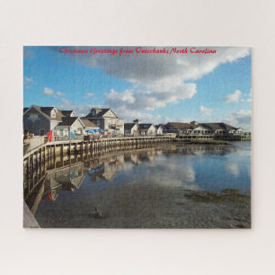 Outer Banks North Carolina. Weihnachtsgrüße Puzzle