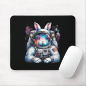 Outer Bunny Ostertag Rabbit Usa Fun Space Mousepad (Mit Mouse)