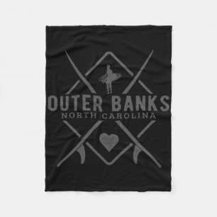 Outer Nks North Carolina Surfen Souvenir Outer Nk Fleecedecke