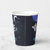 Outer Space Astronaut 1st Birthday Pappbecher (Rechts)