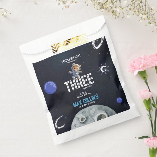 Outer Space Astronaut Any Age Birthday Geschenktütchen (Versiegelt)