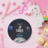 Outer Space Astronaut Any Age Birthday Pappteller (Party)