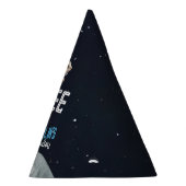 Outer Space Astronaut Any Age Birthday Partyhütchen (Rechts)