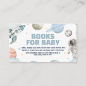 Outer Space Astronaut Bücher für Baby Karte (Vorderseite)