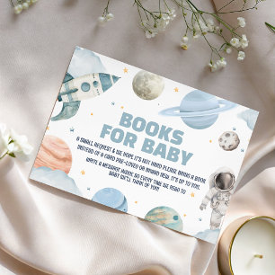 Outer Space Astronaut Bücher für Baby Karte