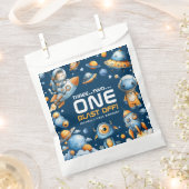 Outer Space Astronaut Cat Blast Off 1st Birthday Geschenktütchen (Ausgeschnitten)