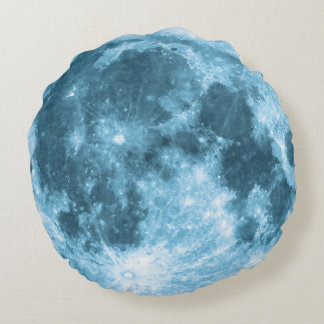 Outer Space Astronomy Astronaut Nursery Moon Rundes Kissen