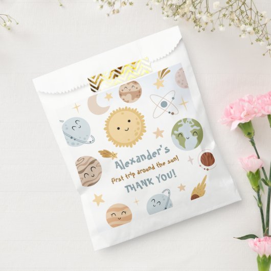 Outer Space Birthday First Trip Birthday Geschenktütchen (Versiegelt)