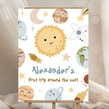 Outer Space Birthday First Trip Birthday Welcome