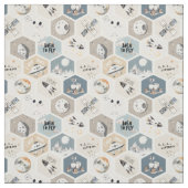 Outer space Cosmic nursery quilt Stoff (Muster)
