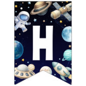 Outer Space Erste Reise um die Sonne Banner (Zweite Fahne)
