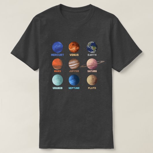 Outer Space Exploration Science Science Fan Premiu T-Shirt (Design vorne)