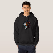 Outer Space Galaxy Astronaut Jack Russell Terrier Hoodie (Vorne ganz)