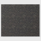 Outer space galaxy planets print geschenkpapier (Flach)