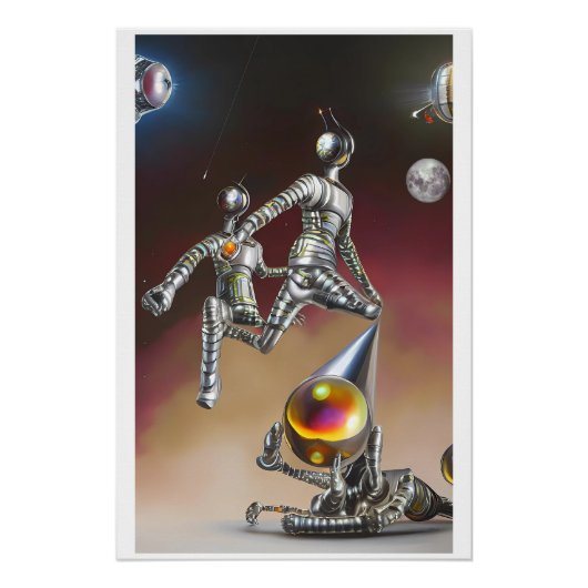 Outer Space Olympians Poster (Vorderseite)