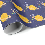 \Outer Space Planets Geschenkpapier (Rolleneckpunkt)