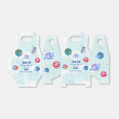 Outer Space Rocket Planets Blue Boy Birthday Geschenkschachtel (Ungefaltet)