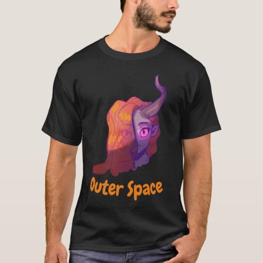 Outer Space shirt unisex (Vorderseite)
