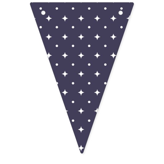  Outer Space Starry Birthday for Kids Party Wimpelkette (Zweite Fahne)