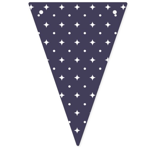  Outer Space Starry Birthday for Kids Party Wimpelkette (Erste Fahne)