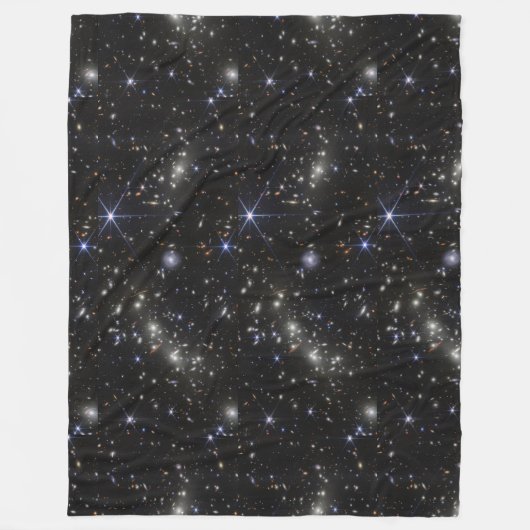 Outer Space Stars Galaxies Solar System Fleecedecke (Vorderseite)