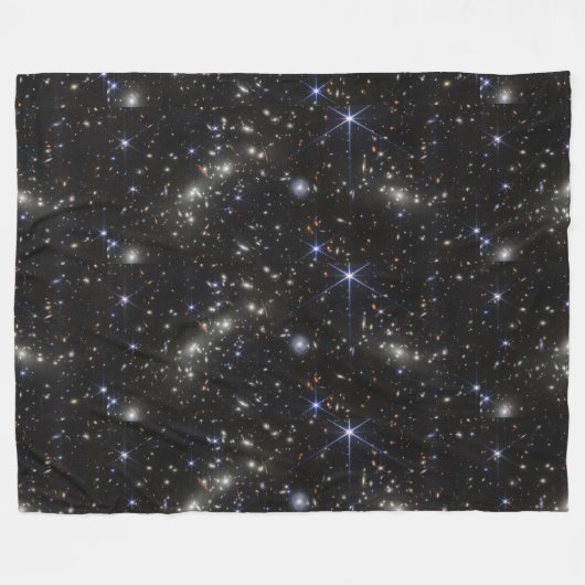 Outer Space Stars Galaxies Solar System Fleecedecke (Vorderseite (Horizontal))
