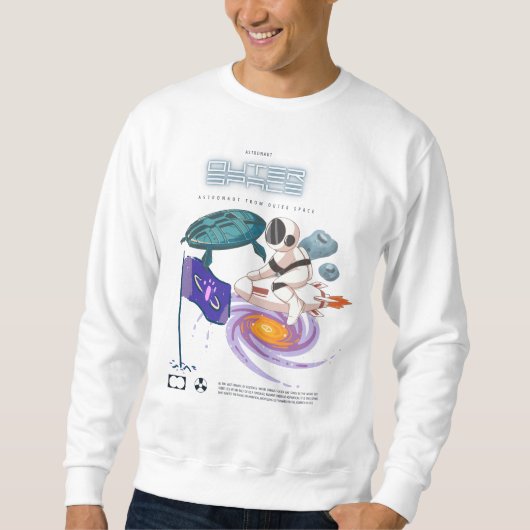 outer space sweatshirt (Vorderseite)