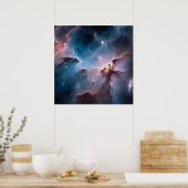 Outerspace Nebel Poster (Küche)