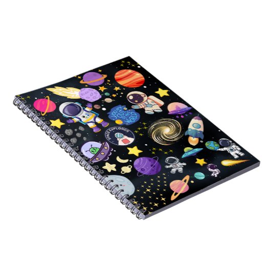 Outerspace Notebook Notizblock (Rechte Seite)