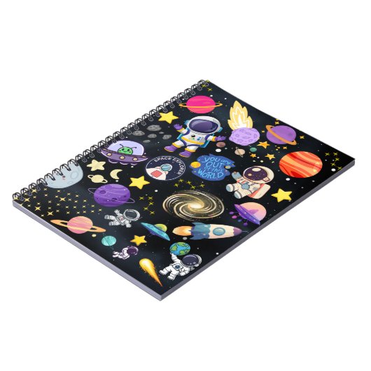 Outerspace Notebook Notizblock (Linke Seite)