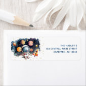 Outerspace Planets Astronaut-Rücksendeadresse (Insitu)