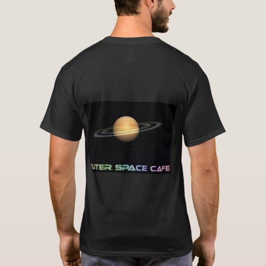 OuterSpaceCafe Saturn T - Shirt (Rückseite)