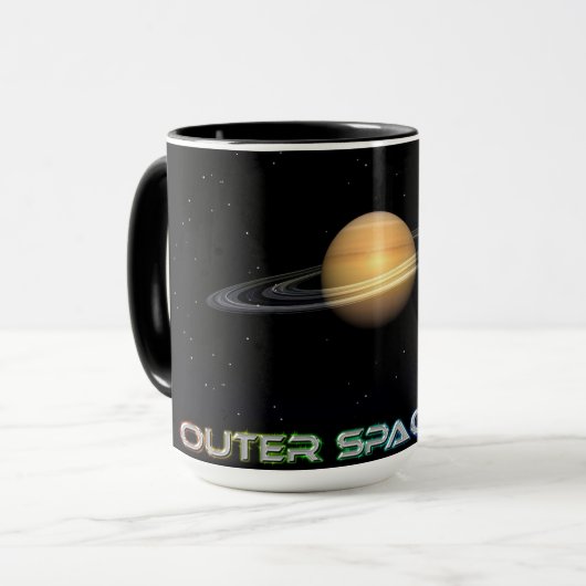OuterSpaceCafe Saturn-Tasse Tasse (Vorderseite Links)
