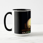 OuterSpaceCafe-Tisch mit View-Tasse Tasse (Links)