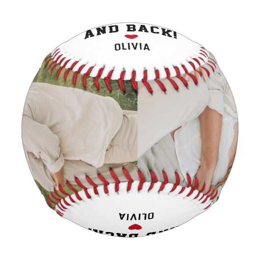 Outfield Custom Baseball Gift (Vorderseite)