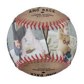 Outfield Kids Photo Collage Baseball (Vorderseite)