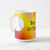 Outfield-Schlagmann Kaffeetasse (Vorderseite Links)